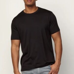 NEW Wool & Prince Merino Wool Black T-Shirt Men XXL WOOL& WOOL AND SIGNATURE TEE